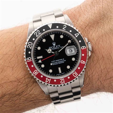 rolex gmt master 2 coke 1997|Rolex Coke gmt for sale.